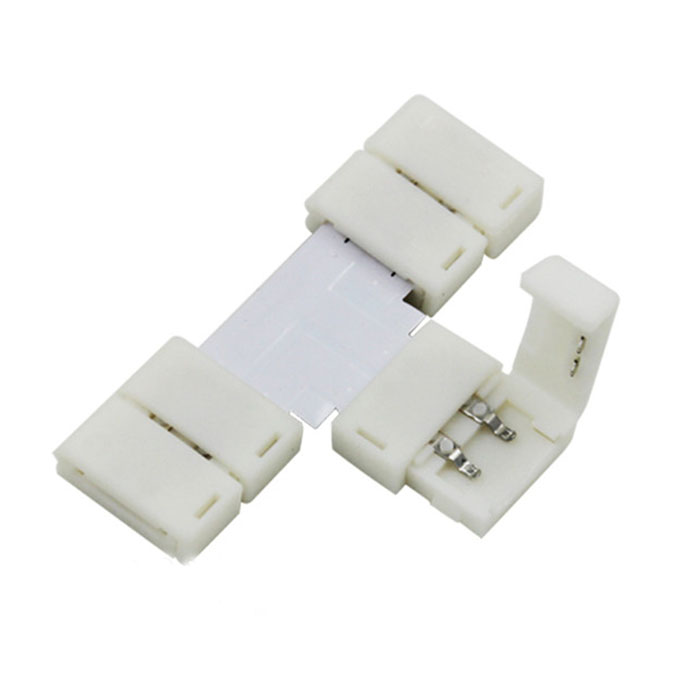 T Shape 2 Pin Single Color LED Strip Connector For 10mm 2 Pin Single Color LED Strip Lights T Shape 2 Pin Single Color LED Strip Connector For 10mm 2 Pin Single Color LED Strip Lights